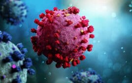 Coronavirus Covid-19 background - 3d rendering