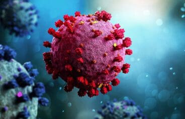 Coronavirus Covid-19 background - 3d rendering