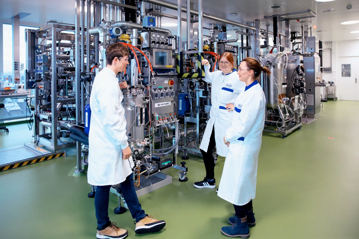 Roche manufacturing facility machinery