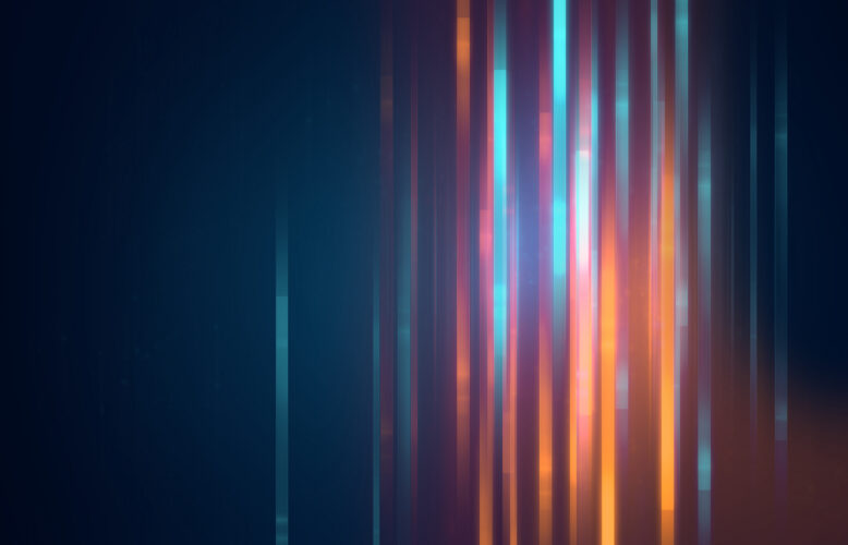 blue geometric abstract technology and science background